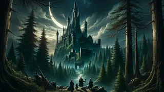 Mystic Castle Quest A Moonlit Journey Through Enchanted Woods.