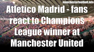 33 minutes of atmosphere and reaction from Man Utd vs Atletico Madrid - Tuesday March 15 2022 4K