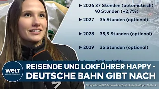 DEUTSCHLAND ATMET AUF: Keine Streiks mehr - Deutsche Bahn und GDL-Lokführer einingen sich