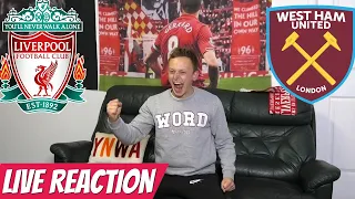 "NUNEZ!!" LIVERPOOL 3-1 WEST HAM LIVE REACTION!