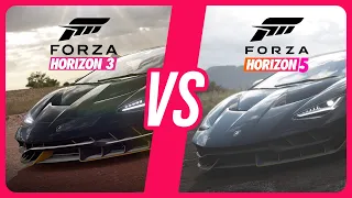 Forza Horizon 5 10th Anniversary - FH3 vs FH5 Intro Comparison