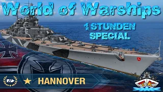 HANNOVER das Superschlachtschiff im 1h SPECIAL in World of Warships auf Deutsch/German