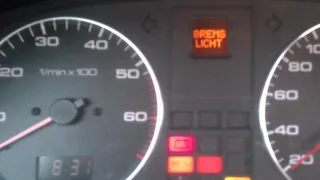 Audi 80 1.9 TDI Cold Start / Zimny Start -15 celcius