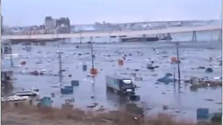 2011 Japan Tsunami - Hachinohe Port. (Full Footage)