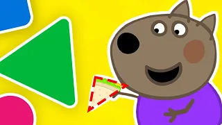Learn Shapes with Peppa Pig | The Shapes Song | Peppa Pig Nursery Rhymes & Kids Songs