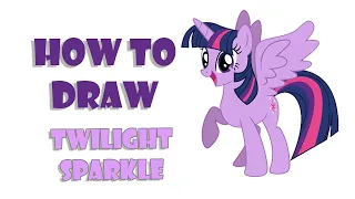 How to Draw Twilight sparkle | My Little Pony