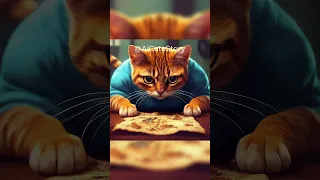Treasure Hunter Cat 🐱 🗡️  #cat #meemeows #catvideos #funny #fyp #ai #shorts