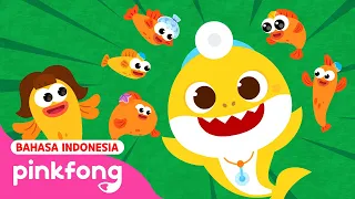 Lima Ikan Kecil Lompat di Ganggang | Nyanyi sama Bayi Hiu | Lagu Anak | Pinkfong Baby Shark