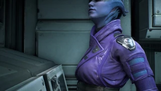 Mass Effect™ Andromeda (PS4) Sara Ryder has what passes for sex with Peebee   Not Explicit