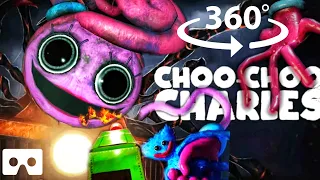 360° MOMMY LONG LEGS is a TRAIN!  Choo Choo Charles Mod in VR