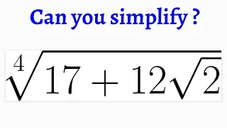 International Math Olympiad Question. Simplifying Radical Expression. Algebra IMO Preparation
