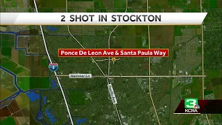 2 injured in double shooting, Stockton police say