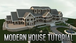 Minecraft Insane Modern House Tutorial Part 4 Xbox/PC 2015