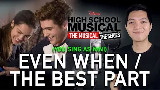 Even When / The Best Part (Ricky Part Only - Karaoke) - High School Musical The Musical The Series