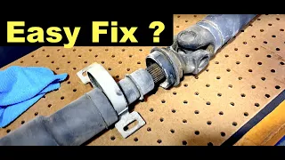 Easy DIY BMW Driveshaft Center Support Carrier Bearing Replacement