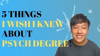 5 Things I Wish I Knew Before Studying Psychology (Degree in Malaysia)