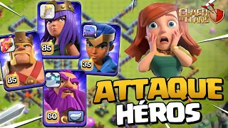 Il a Détruit Tout le Village Avec Seulement ses Héros ! Clash of Clans