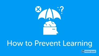 Learning Teaching - How to Prevent Learning