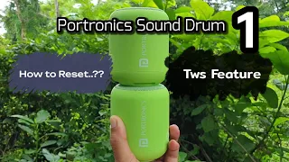 Portronics Sound Drum 1 tws feature & how to reset Portronics Sound Drum 1