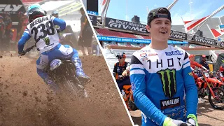 First Time On Track! Haiden Deegan SLC Supercross Finals Press Day