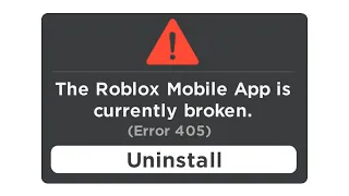 You Cant Play Roblox On Mobile Because Of THIS...