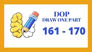 DOP Level 161 - 170 Walkthrough | Draw One Part Walkthrough