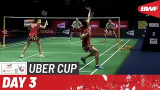 BWF Uber Cup Finals 2022 | Thailand vs. Denmark | Group C