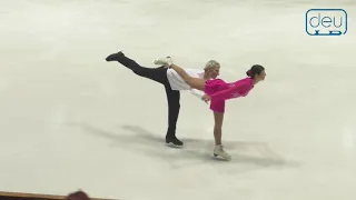 Vera Hroudova - Jan Lukes. Oberstdorf 2019. Adult Pairs FS. 1st place