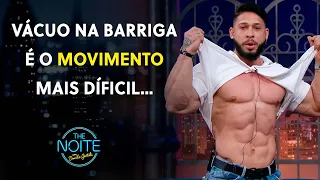 Fisiculturista Ramon Dino realiza movimento com alto nível de dificuldade | The Noite (14/11/23)