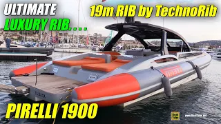 2018 Pirelli 1900 19m RIB by TechnoRib - Walkaround - 2018 Cannes Yachting Festival