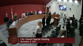 11-9-2021 | City Council Special Meeting