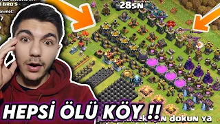 GECE OYUNA GİRİNCE GELEN ÖLÜ KÖYLER !!- Clash Of Clans