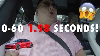 BEST Tesla Model S PLAID Launch Reactions! (HILARIOUS)