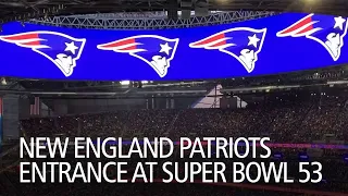 New England Patriots Entrance at Super Bowl 53