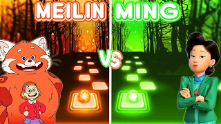 Turning Red Meilin Vs Ming But In Tiles Hop EDM Rush! Nobody Like U!