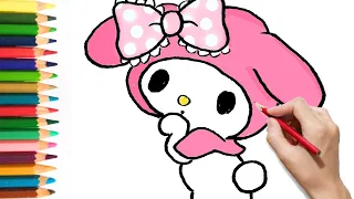 What to Draw... MY MELODY Hello Kitty | SANRIO