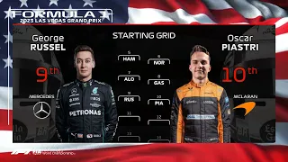 F1 2023 Las Vegas Grand Prix Starting Grid Prediction