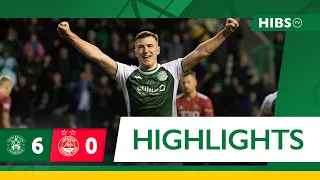 Highlights: Hibernian 6 Aberdeen 0 | cinch Premiership