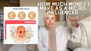 How Much Money I Make as a Micro-Influencer | Brands, Collaborations, Fees, Gifts & More