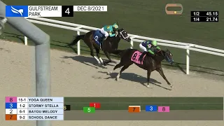 Gulfstream Park December 8, 2021 Race 4