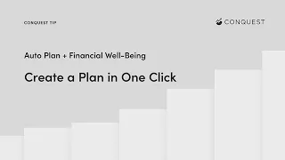 Create a Plan in One Click: Auto Plan X Financial Well-Being (U.K.)