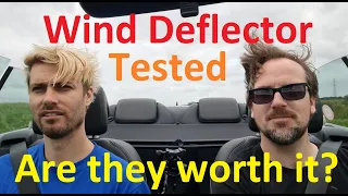 Is a Convertible Wind Deflector Worth It? - Saab 9-3 Official Deflector Road Test