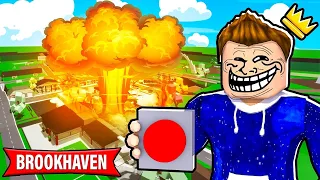 DESTRUYO TODO EL MAPA de BROOKHAVEN! 💥🏡 - Roblox YoSoyLoki