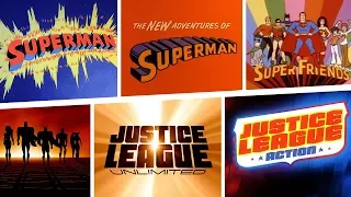 (Almost) Every Animated Superman Opening Title! | 80 Years Of Superman | @dckids