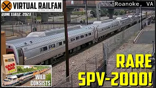 RARE SPV-2000 CARS! FALLEN FLAGS, OLD AMTRAK ENGINE, MEET AT BIG 10, GREAT POWER MOVES  6/11&12/23