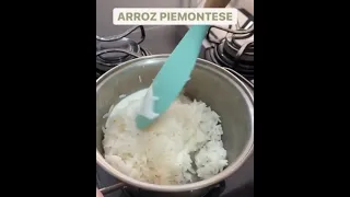 Como fazer arroz piemontese (arroz cremoso)