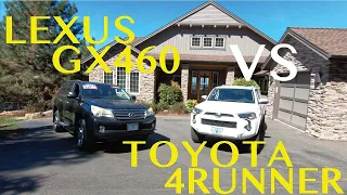 Toyota 4Runner vs Lexus GX460