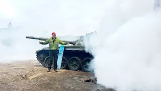 "GREEN PEACE LEFT THE CHAT" (T-72 SMOKE SHOW)