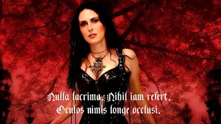 Within Temptation's song "In the middle of the night" in classical latin (male vocals)