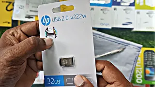 HP 32GB Usb 2.0 pendrive unboxing